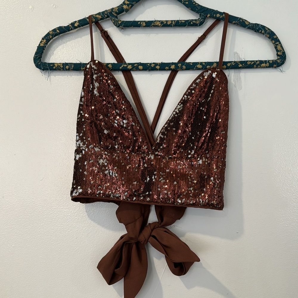 Sparkly Bra Top